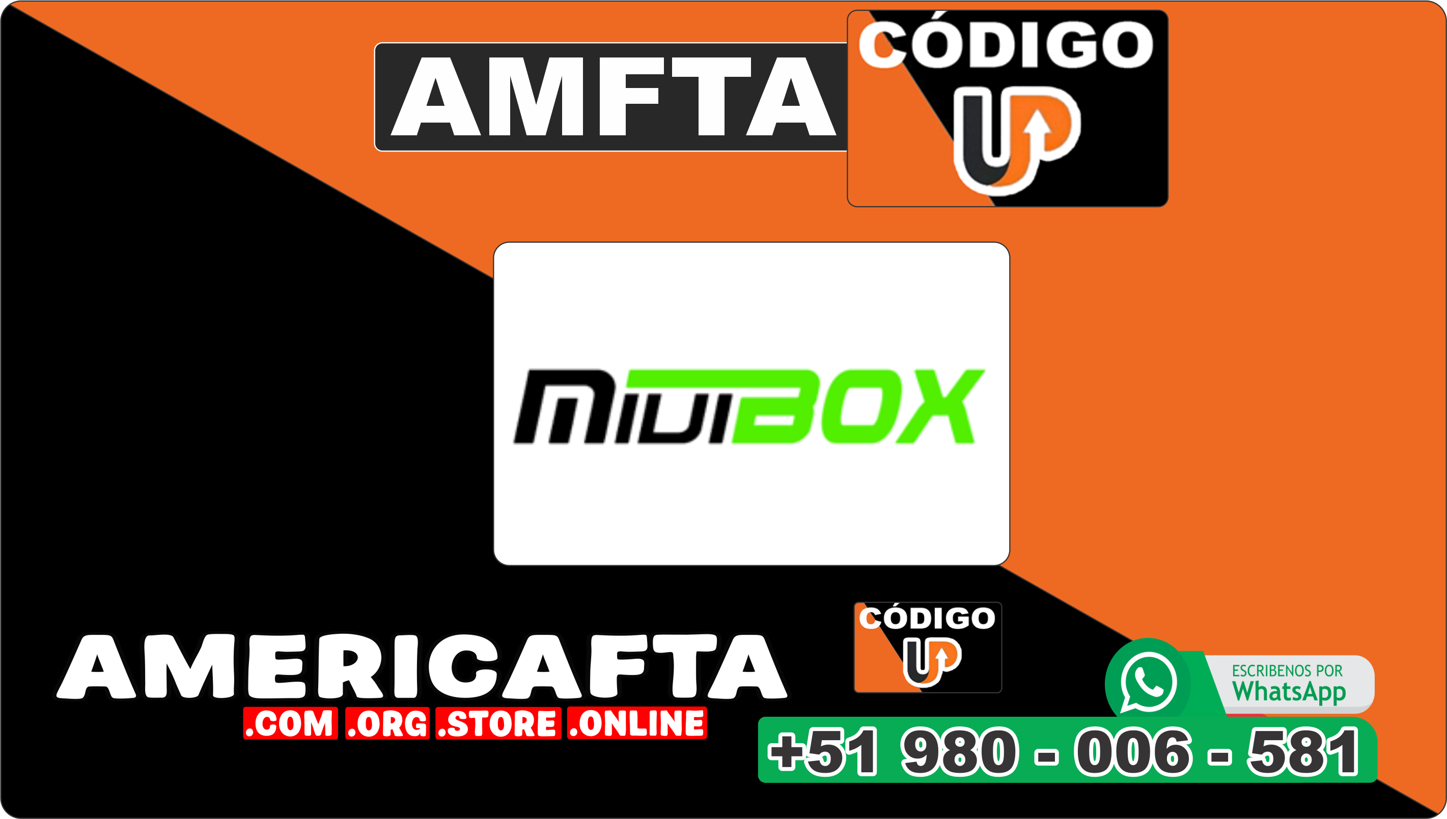 AMERICAFTA.COM - SERVICIO CODIGOS UP - MIUIBOX 